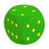 Volley Giant Foam Dice -Exercise Shop 295 9216